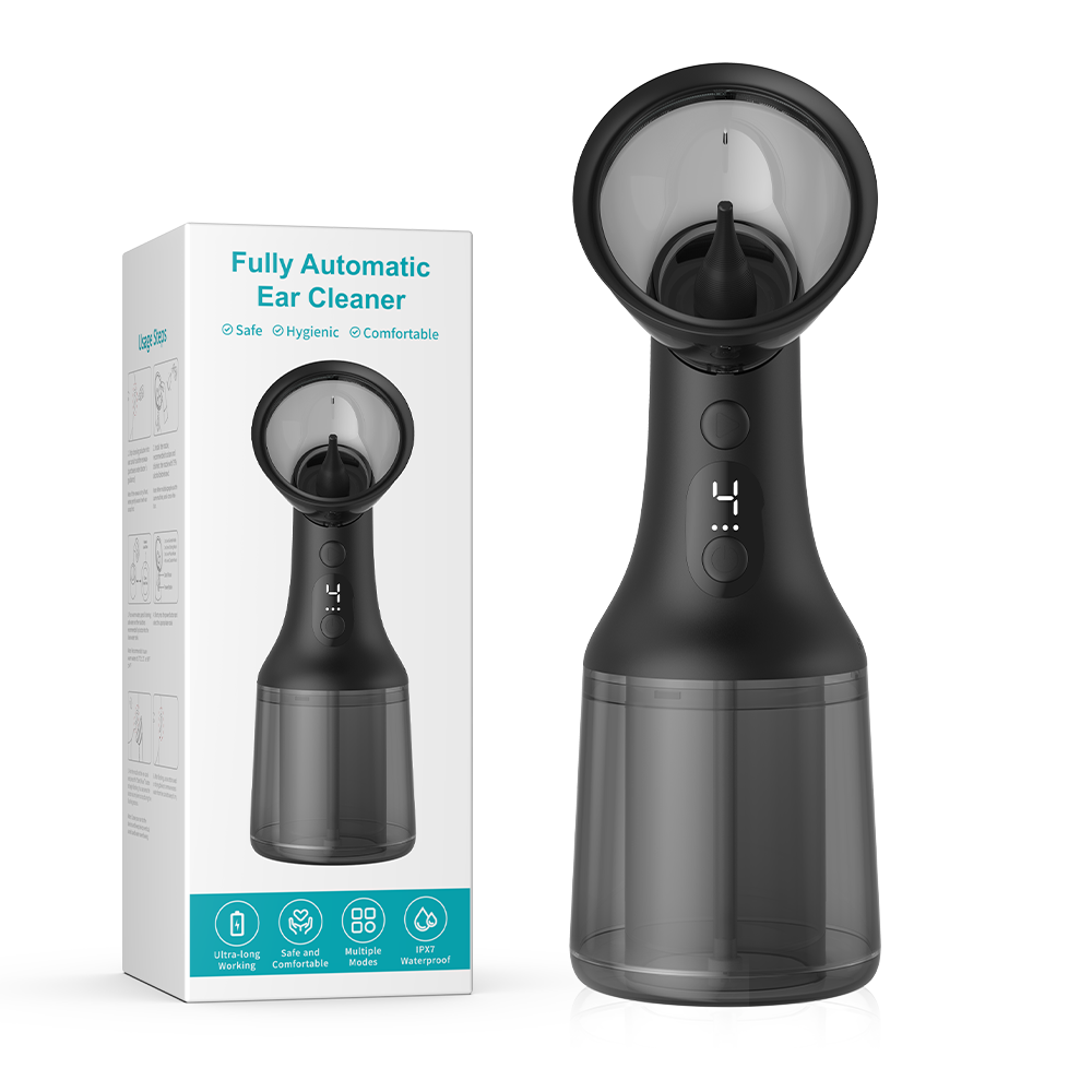 Taobliss™ BE011 | Professional Pain-Free Dual-Tank Fully Automatic Ear Irrigator (Matte Black)